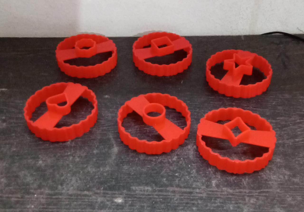 Cookie Cutters Set Plastic Easter Biscuit Cutting Tool for DIY Cake Decoration Fondant Biscuit Cookie Pastry Sandwich (6 Pc Set ) - infinityexculsivestore.com