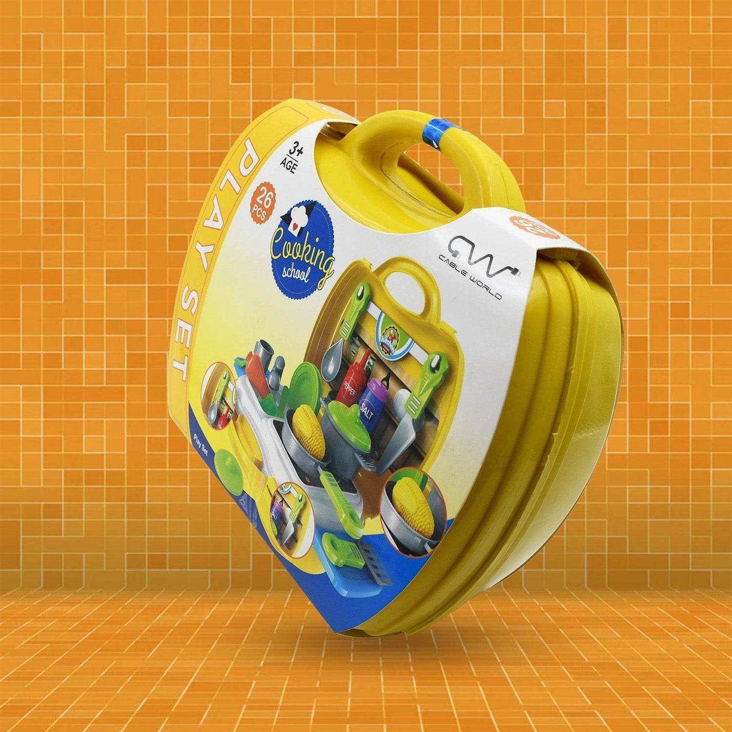 Cooking Toy Plastic Kids Cooking School Play Set (26 Pc Set) - infinityexculsivestore.com