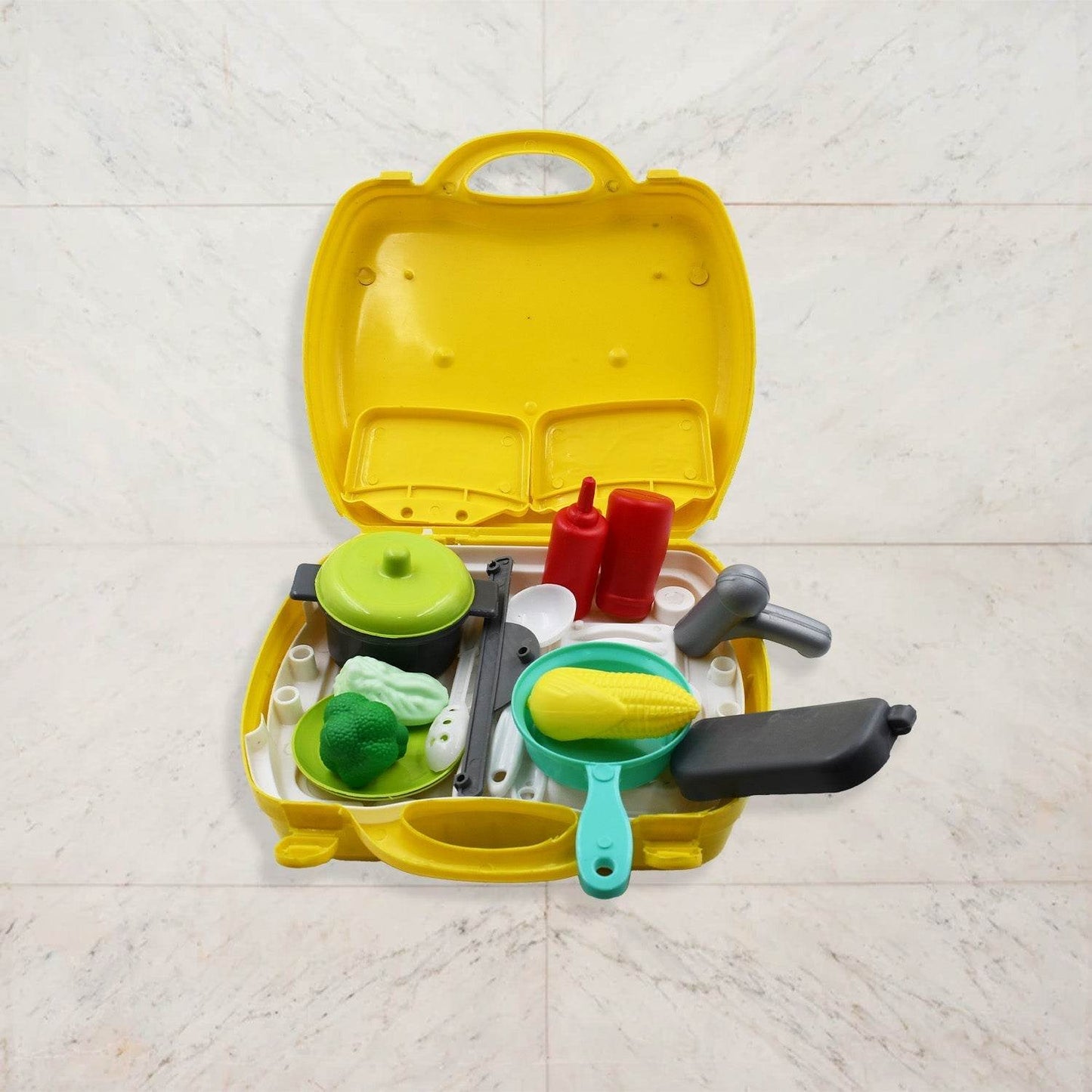 Cooking Toy Plastic Kids Cooking School Play Set (26 Pc Set) - infinityexculsivestore.com