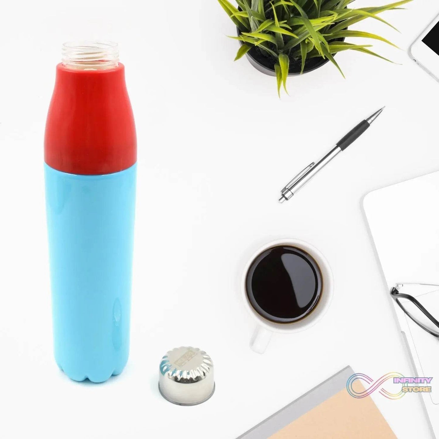 Cool Water Bottle (800ml): Reusable, Perfect for Office, School, Sports - infinityexculsivestore.com
