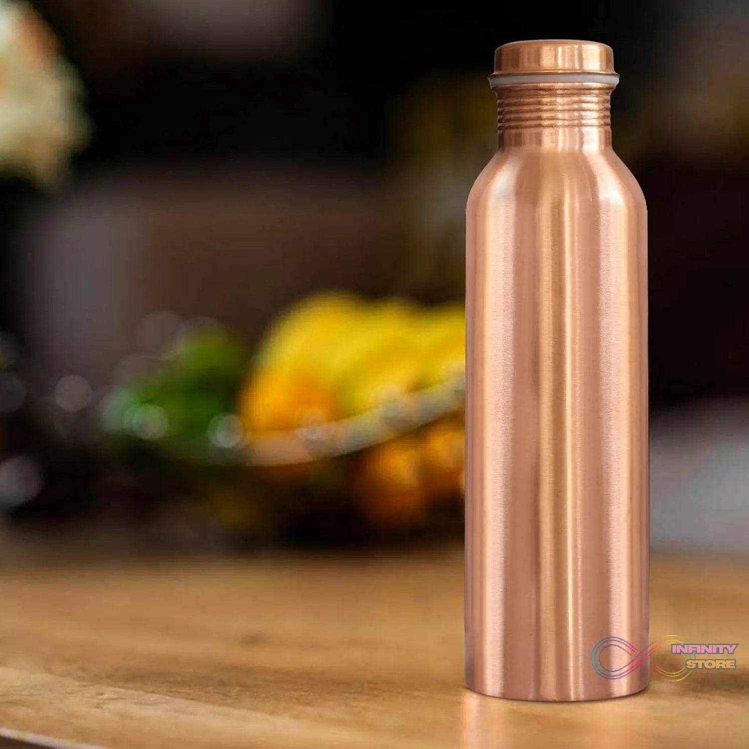 Copper Water Bottle 2 Glasses with Gift Box (3 Pcs Set) - infinityexculsivestore.com
