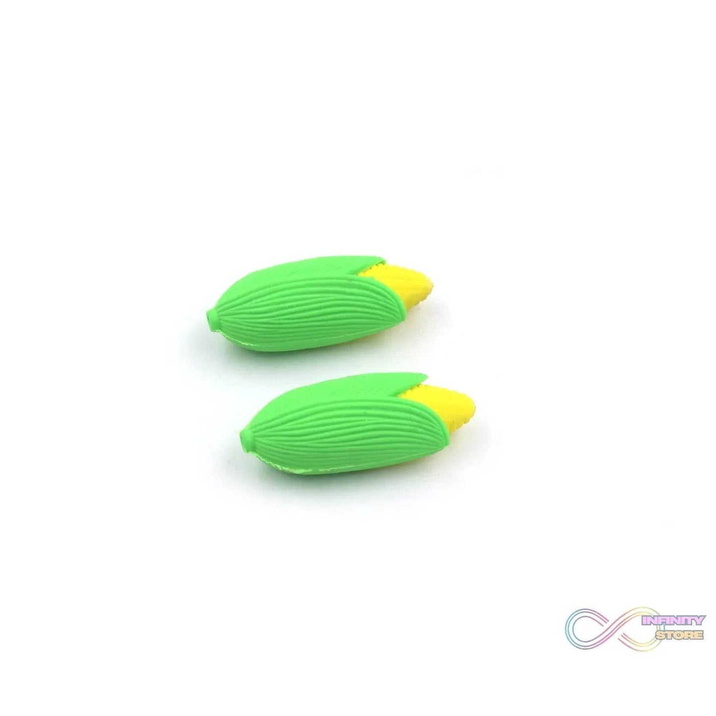 Corn Shape School Eraser High Qulaity ( 2 Pc Set ) - infinityexculsivestore.com