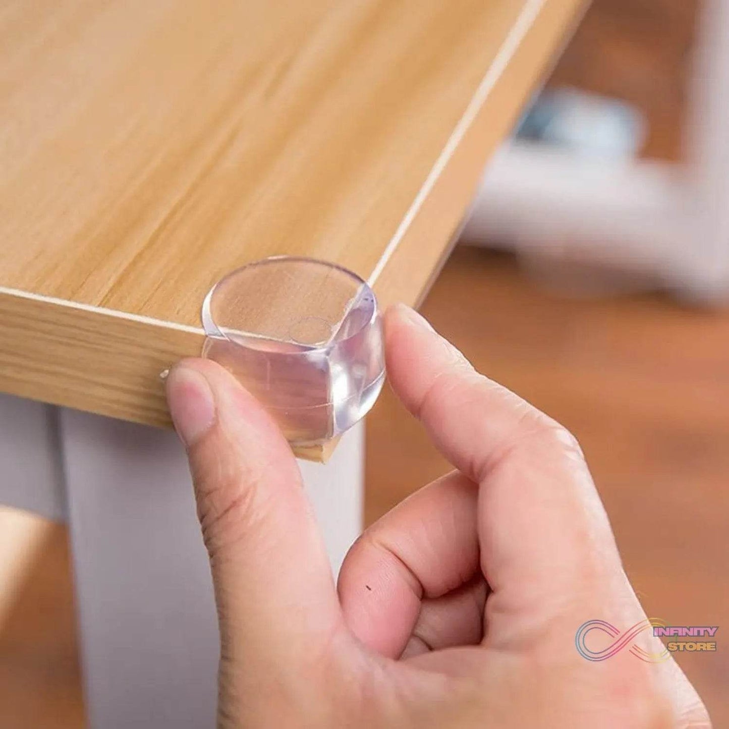 Corner Guards Clear Corner Protectors High Resistant Adhesive (Pack of 100) - infinityexculsivestore.com