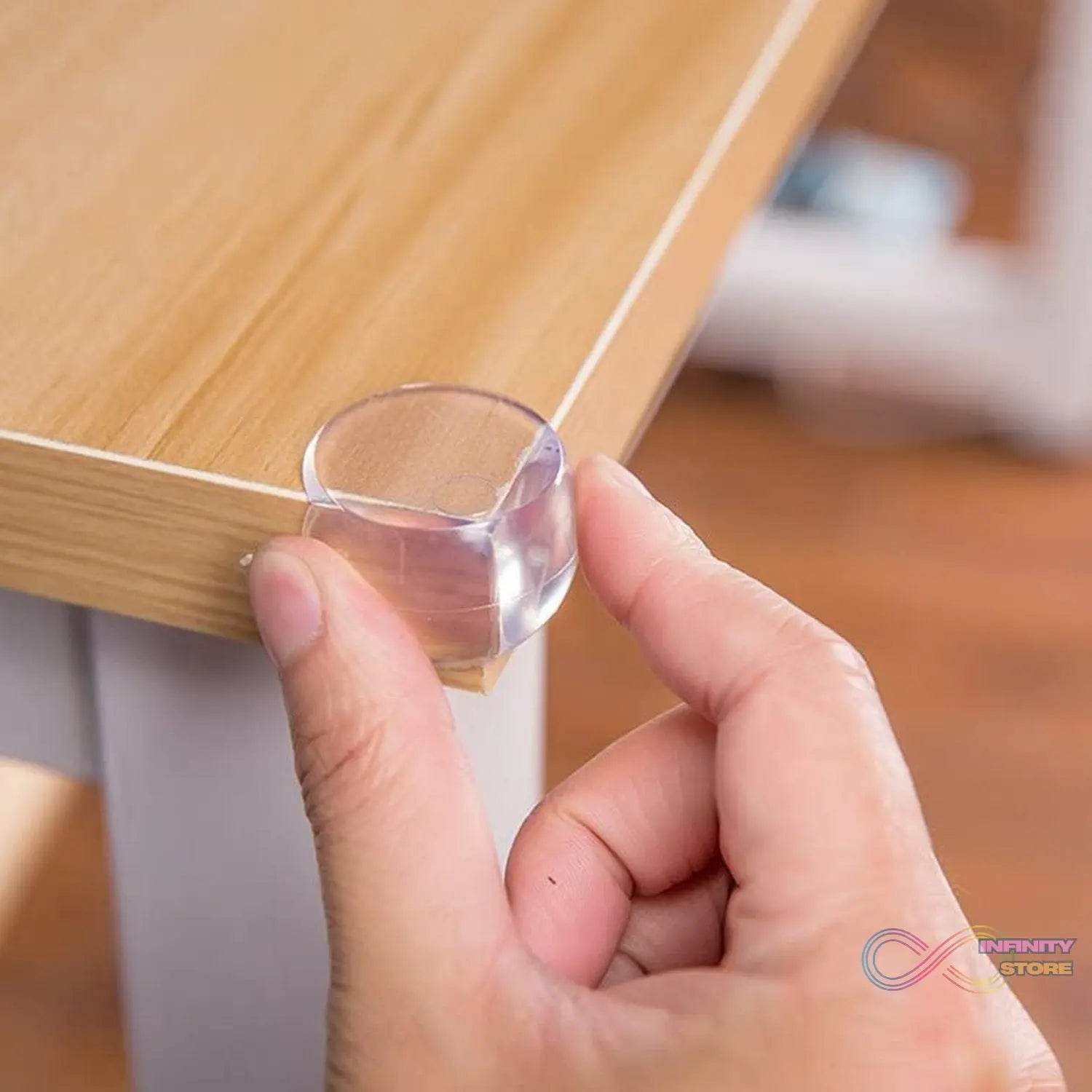 Corner Guards Clear Corner Protectors High Resistant Adhesive (Pack of 100) - infinityexculsivestore.com