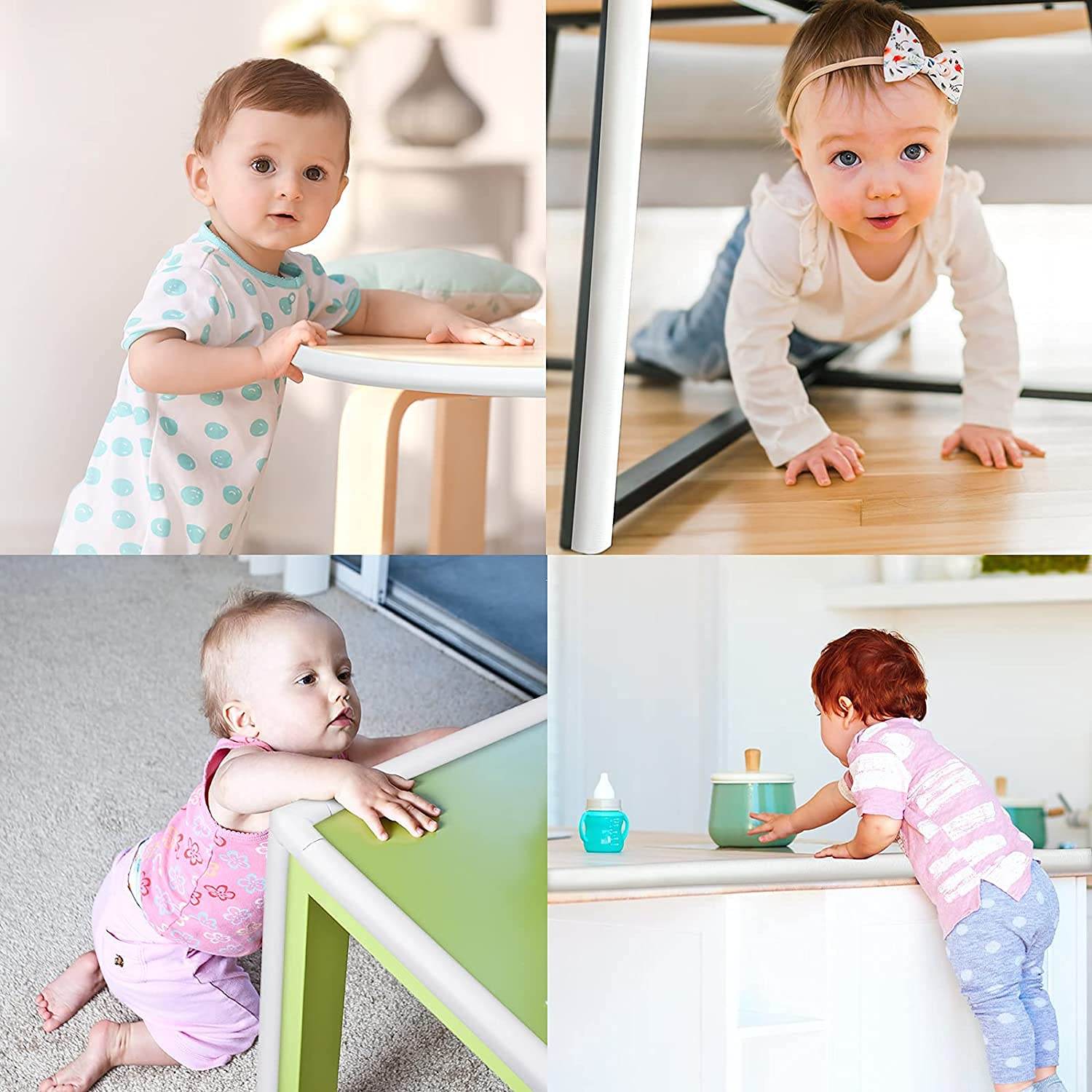 Corner Proofing Edge Protector Safe Corner Cushion for Table, Baby Safety Bumper Guard,Furniture, Bed, Soft Rubber Corner Protectors for Kids (2 Mtr) - infinityexculsivestore.com