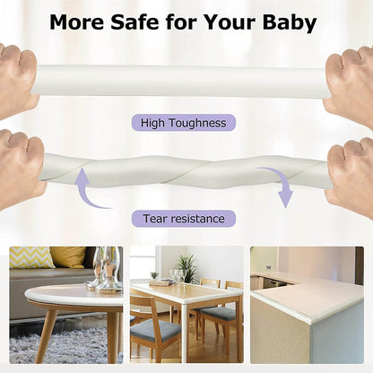 Corner Proofing Edge Protector Safe Corner Cushion for Table, Baby Safety Bumper Guard,Furniture, Bed, Soft Rubber Corner Protectors for Kids (2 Mtr) - infinityexculsivestore.com