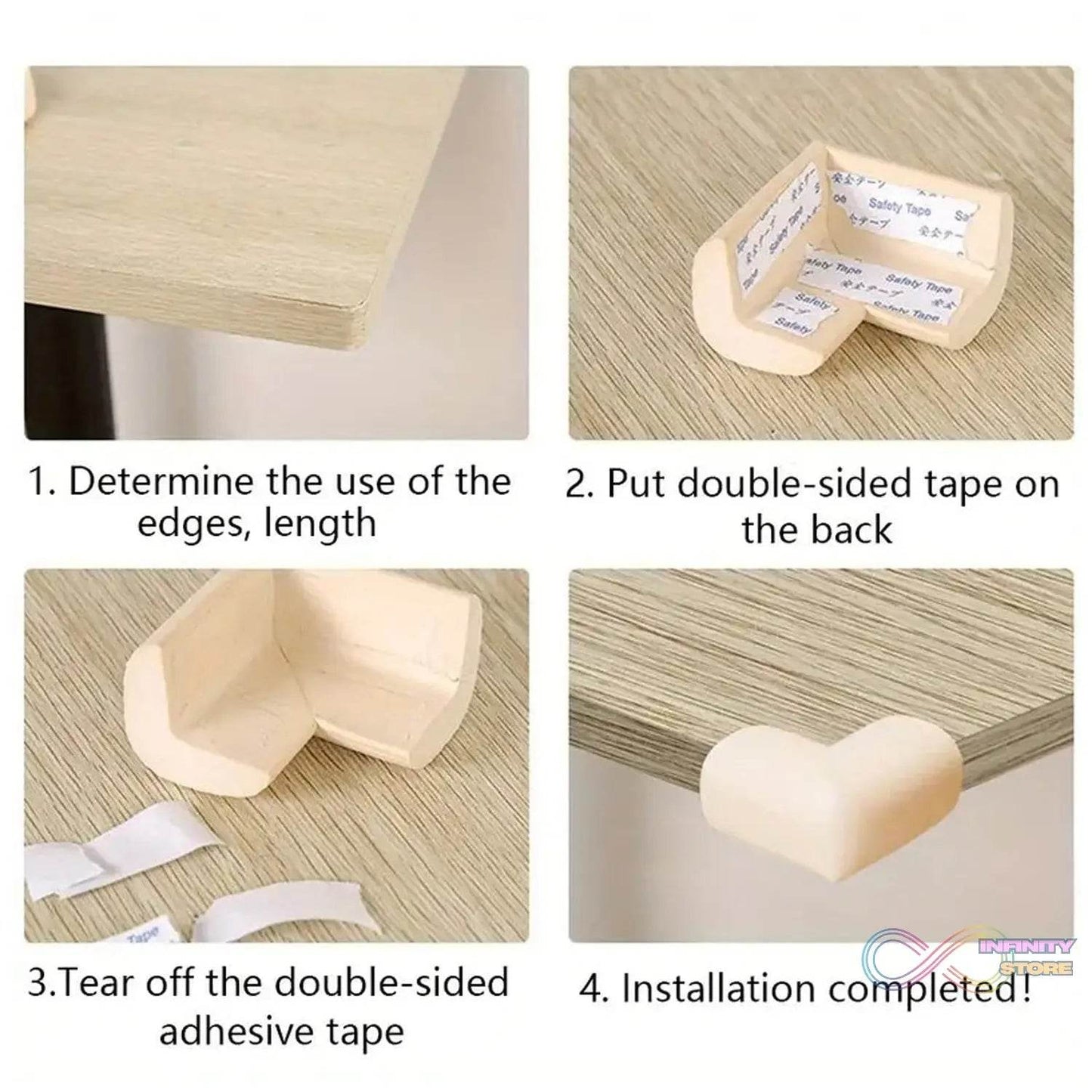 Corner Protector for Baby, Protectors Guards (4 Pcs Set) - infinityexculsivestore.com