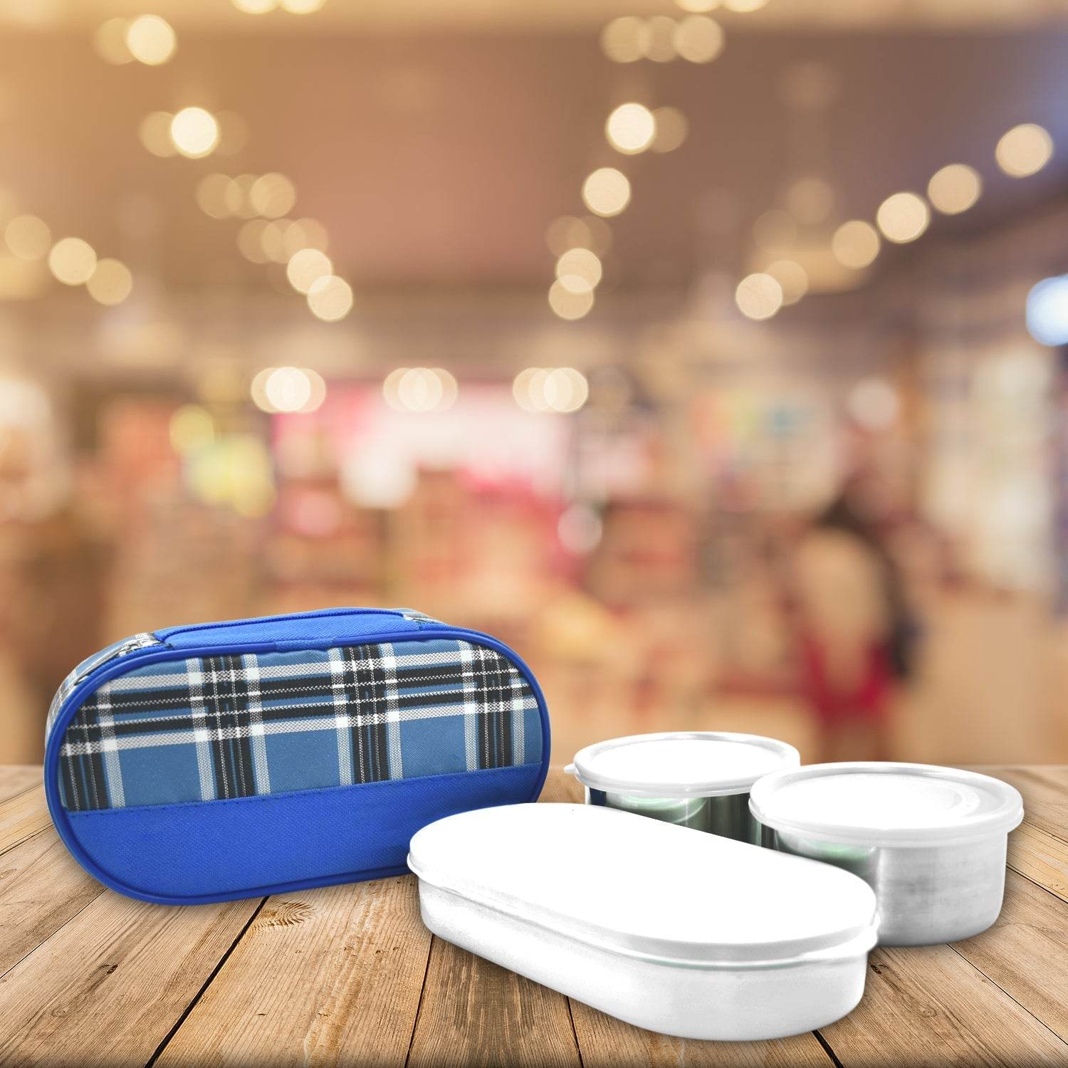 Corporate Lunch Stainless Steel Containers (Set of 3) - infinityexculsivestore.com