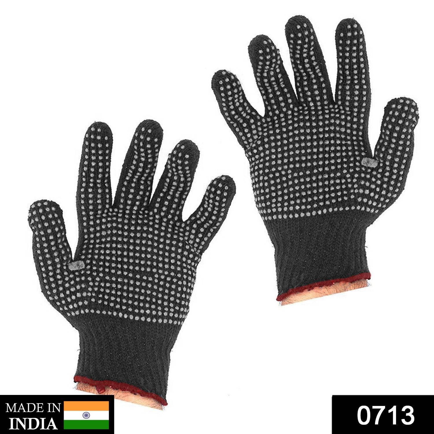 Cotton Polyester Mens Work Gloves - infinityexculsivestore.com