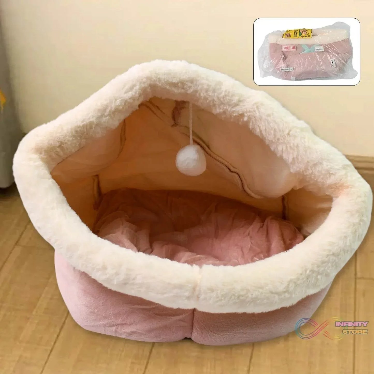 Cozy Dog and Cat Bed, Stay Warm, Washable Pet Bed (1 Pc) - infinityexculsivestore.com