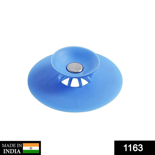 Creative 2-in-1 Silicone Sewer Sink Sealer Cover Drainer (multicolour) - infinityexculsivestore.com