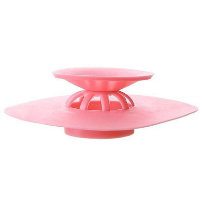 Creative 2-in-1 Silicone Sewer Sink Sealer Cover Drainer (multicolour) - infinityexculsivestore.com
