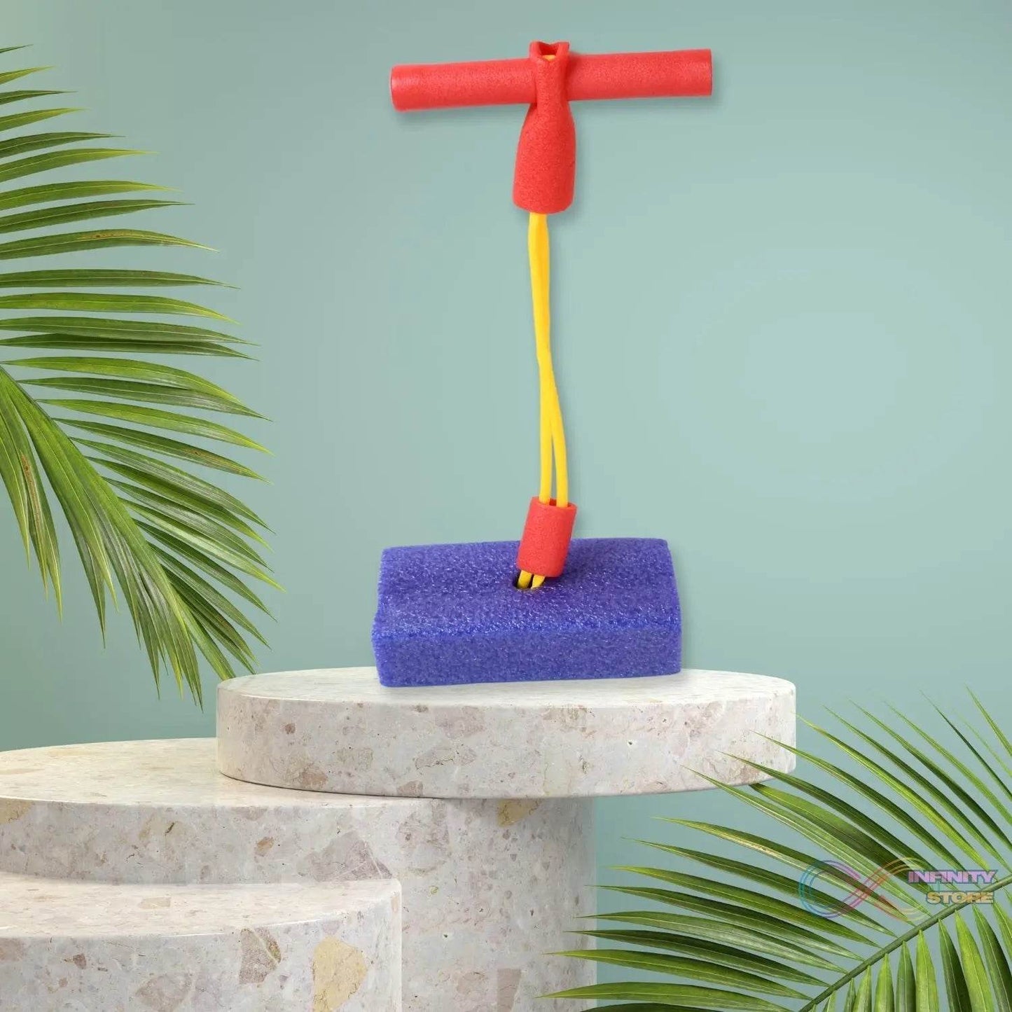 Creative Fitness Jumper for Kids by New Bounce | Safe, Bouncy Toy for Toddlers | Fun Foam Hopper for Children | Squeaks with Each Hop | Great Gift for Girls and Boys (1 Pc) - infinityexculsivestore.com