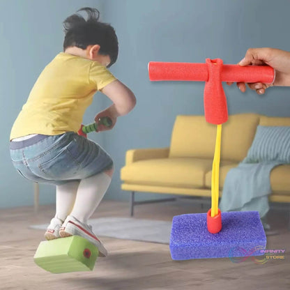 Creative Fitness Jumper for Kids by New Bounce | Safe, Bouncy Toy for Toddlers | Fun Foam Hopper for Children | Squeaks with Each Hop | Great Gift for Girls and Boys (1 Pc) - infinityexculsivestore.com