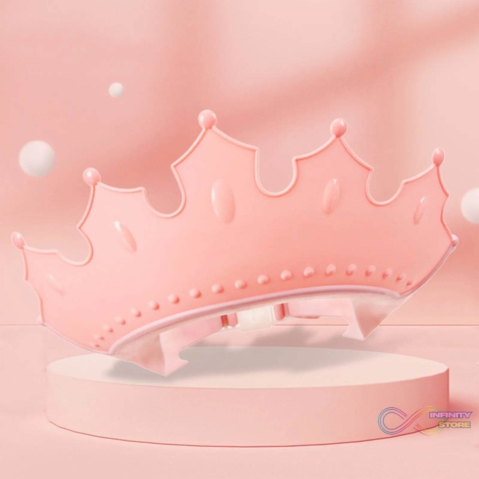 Crown Baby Shower Cap Adjustable Crown Baby Child Protection, Eye Protection, Ear Protection, Adjustable Swim Cap, Waterproof and Adjustable for Kids and Babies - infinityexculsivestore.com