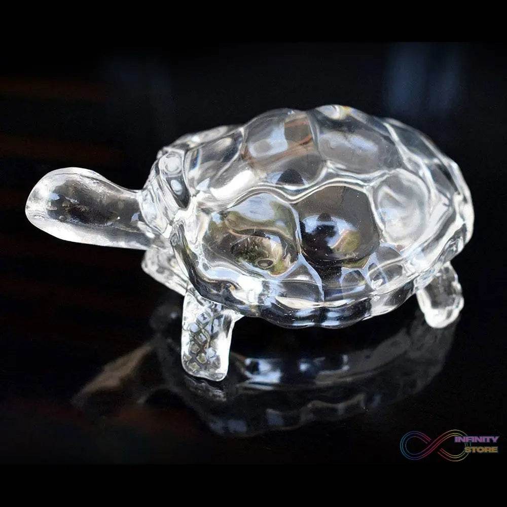 Crystal Glass Turtle-Tortoise for Feng Shui and Vastu - infinityexculsivestore.com