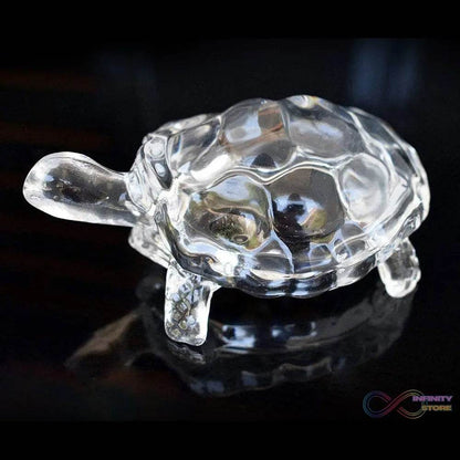Crystal Glass Turtle-Tortoise for Feng Shui and Vastu - infinityexculsivestore.com