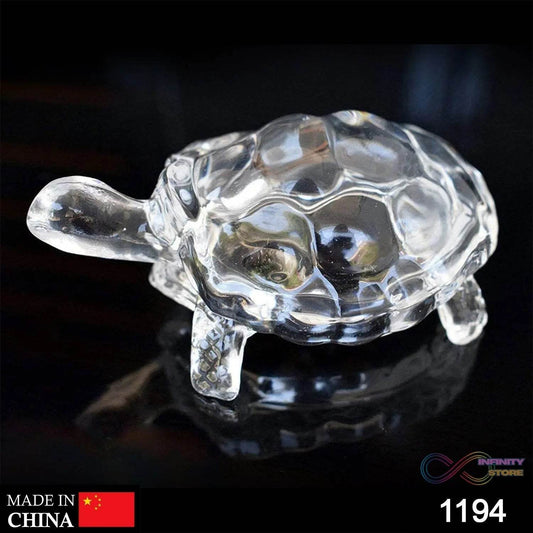 Crystal Glass Turtle-Tortoise for Feng Shui and Vastu - infinityexculsivestore.com