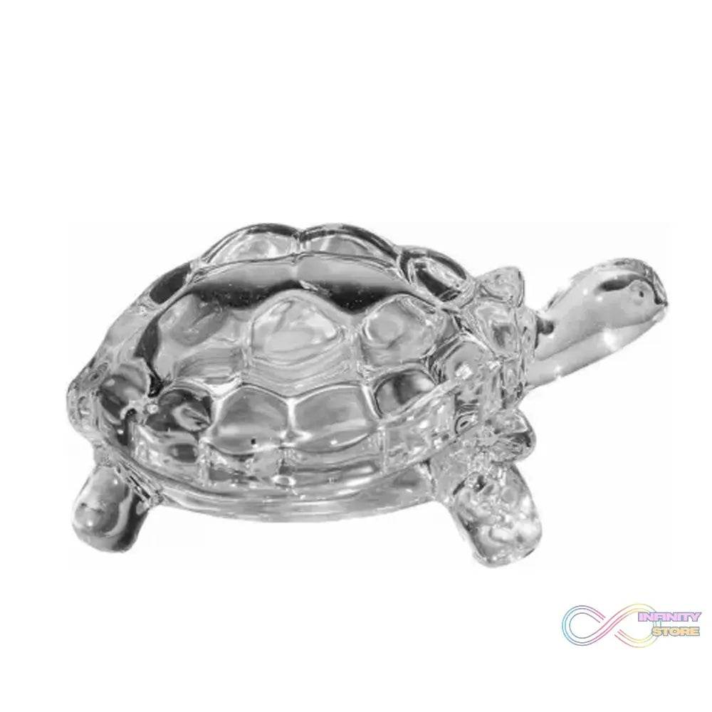Crystal Glass Turtle-Tortoise for Feng Shui and Vastu - infinityexculsivestore.com