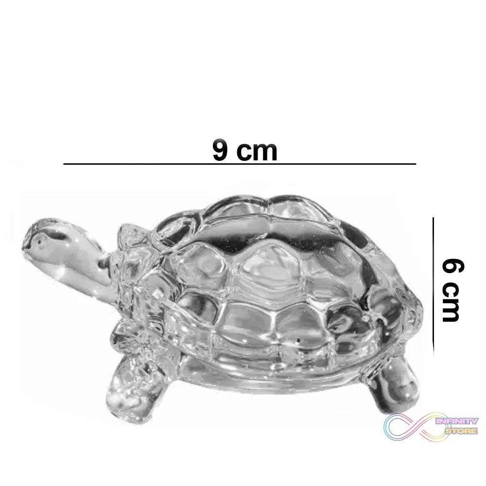 Crystal Glass Turtle-Tortoise for Feng Shui and Vastu - infinityexculsivestore.com