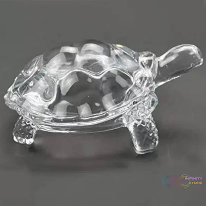 Crystal Glass Turtle-Tortoise for Feng Shui and Vastu - infinityexculsivestore.com