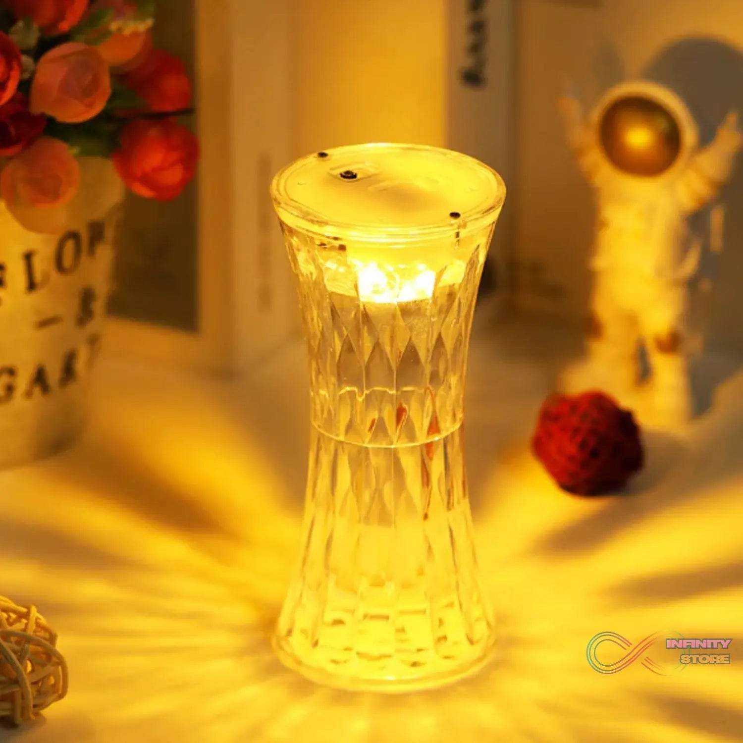 Crystal Lamp, Universal Night Light, Soft Lighting (1 Pc) - infinityexculsivestore.com