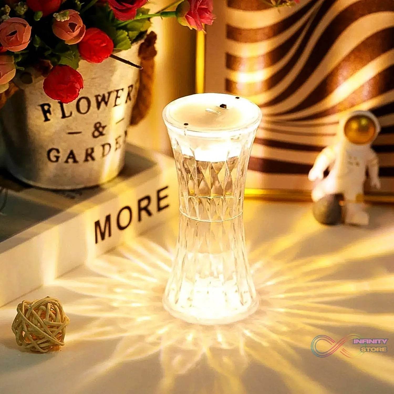 Crystal Lamp, Universal Night Light, Soft Lighting (1 Pc) - infinityexculsivestore.com
