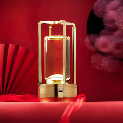 Crystal Lantern Lamp, Crystal Lantern Table Lamp, 3 Colors Rechargeable Cordless Led Lights for Restaurant / Bedroom Lights (1 Pc) - infinityexculsivestore.com