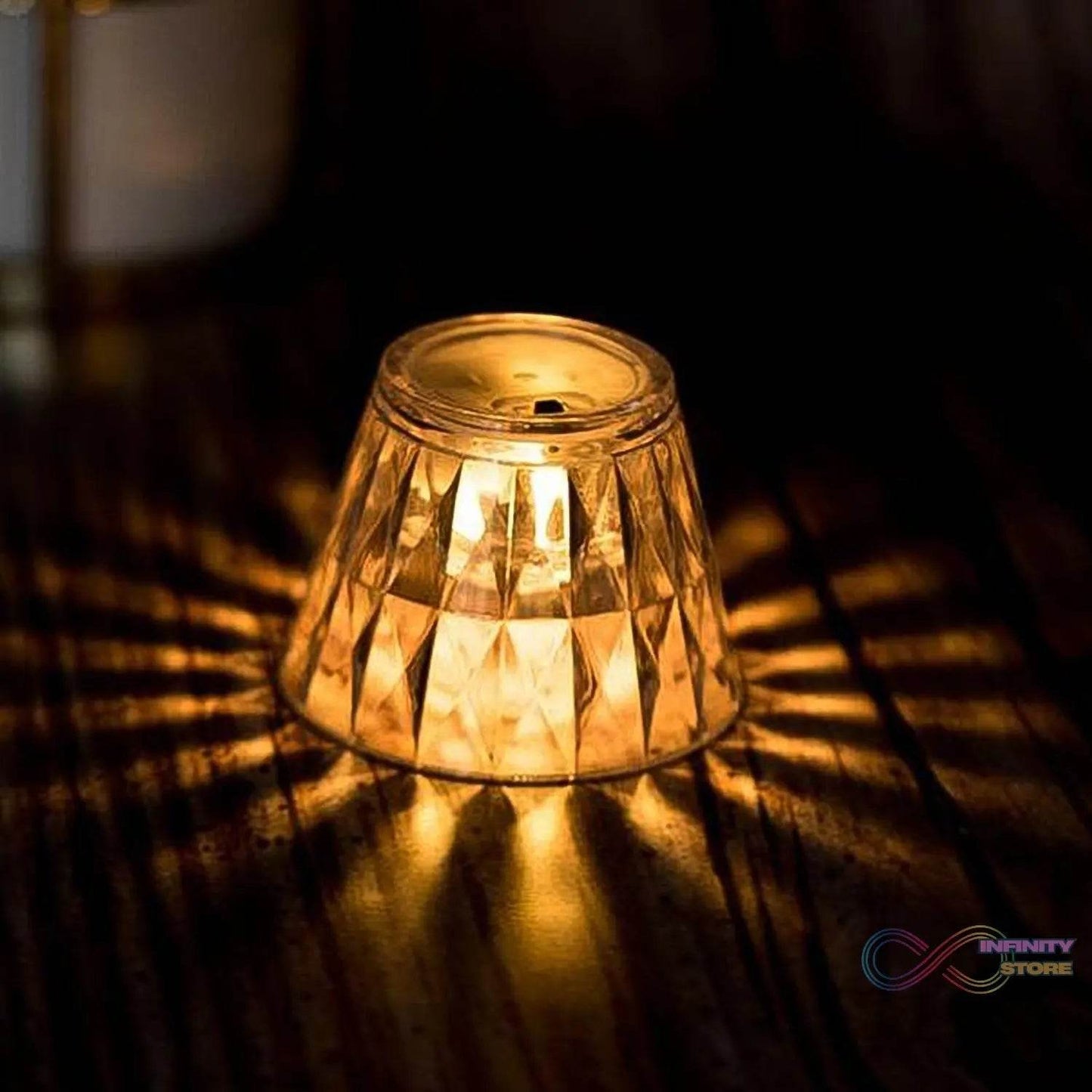 Cup Shape Crystal Table Lamp (1 Pc) - infinityexculsivestore.com