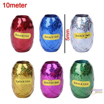 Curling Balloon Ribbon Roll for Gifts, Balloons & Crafts Pack of 6 (Multicolor) - infinityexculsivestore.com