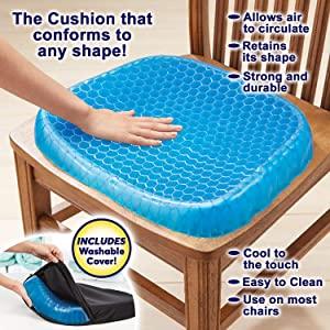 Cushion Seat Flex Pillow, Gel Orthopedic Seat Cushion Pad (Egg Sitter) - infinityexculsivestore.com