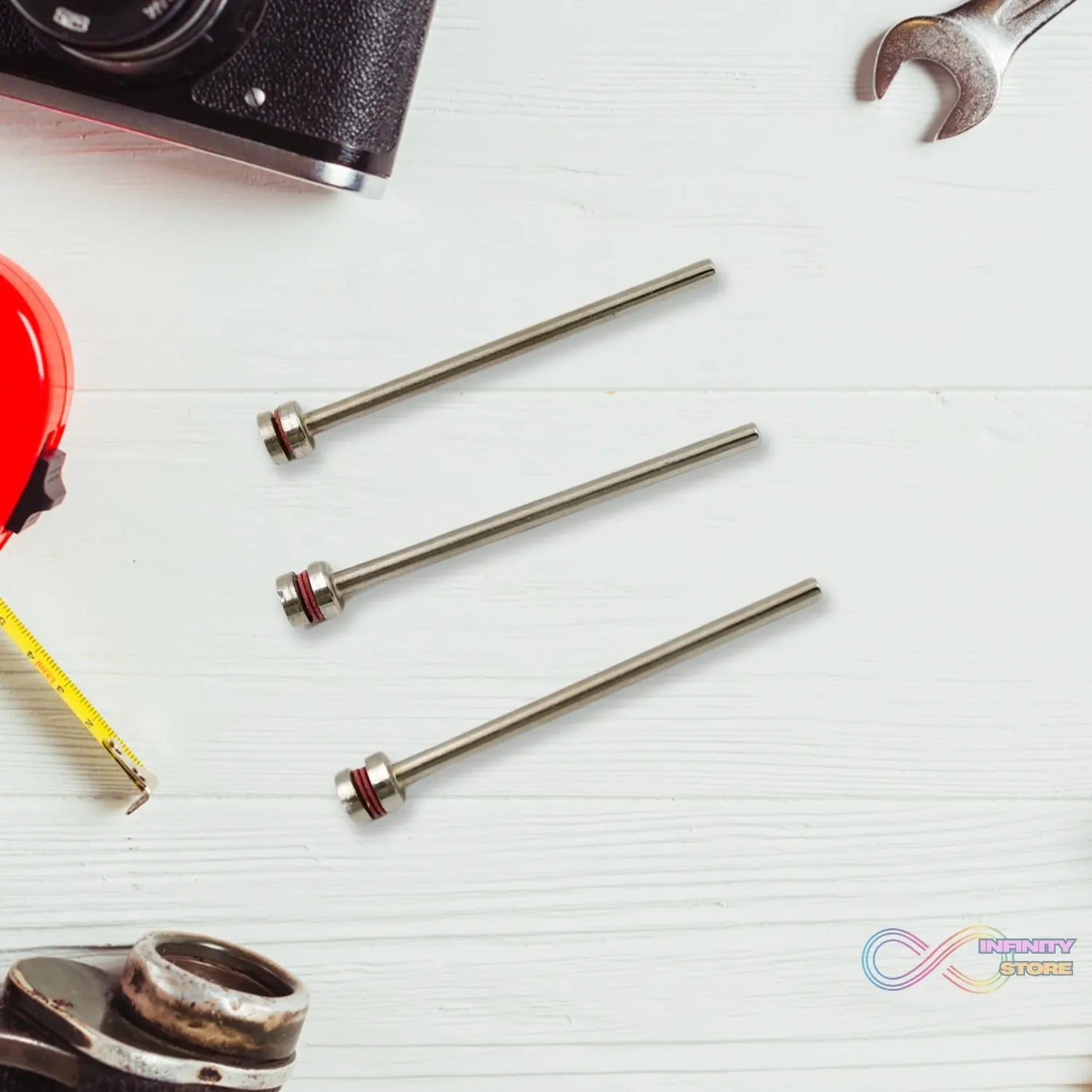 Cut - Off Wheel Screw Mandrels Shank Dia Cutting Disc Holder (3 Pcs Set) - infinityexculsivestore.com