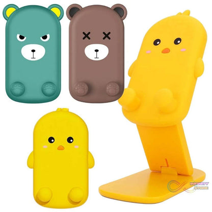 Cute Cartoon Design Multi-Angle Adjustable Foldable Mobile Stand - infinityexculsivestore.com
