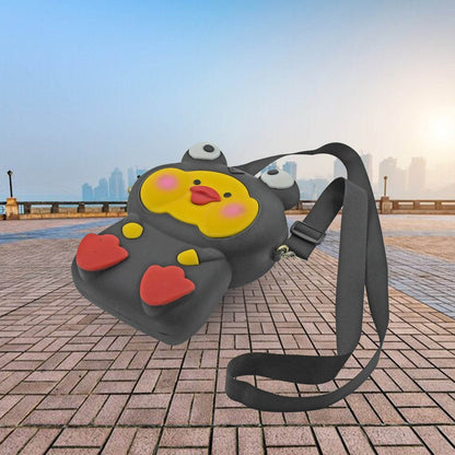 Cute Cartoon Girls' Backpack, Shoulder Bag / Purse, Portable, Mini Silicone Handbag Girls, Children's Bag/Purse for Girls Women, Gift Girls Bag Accessories (1 Pc Mix Color ) - infinityexculsivestore.com
