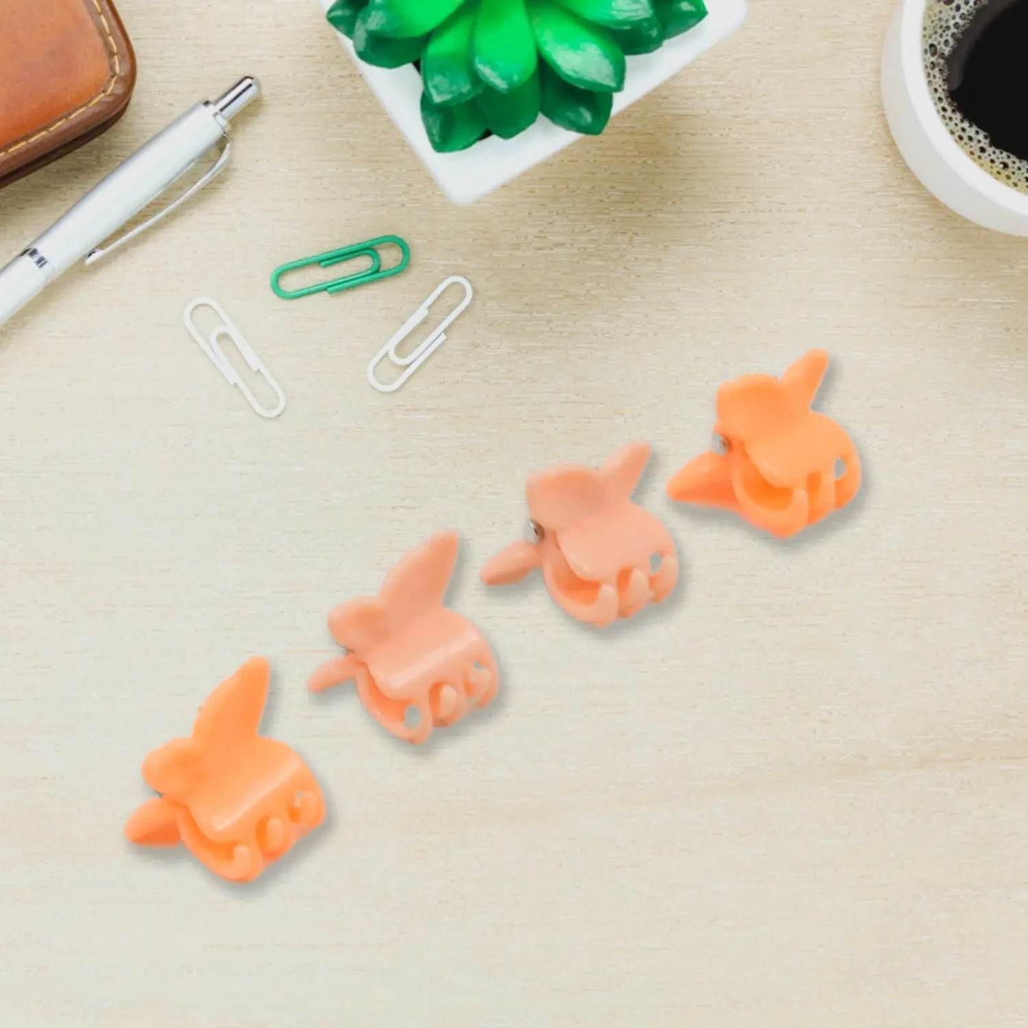 Cute Cartoon Plush Hairpin Set (7 Pcs Set / Mix Colour) - infinityexculsivestore.com