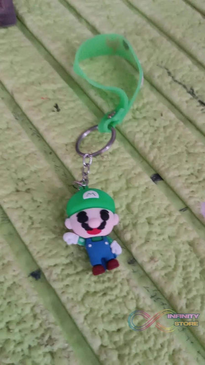 Cute Cartoon Silicone 3D Key Chain with Metal Hook & Strap (Pack of 1) - infinityexculsivestore.com