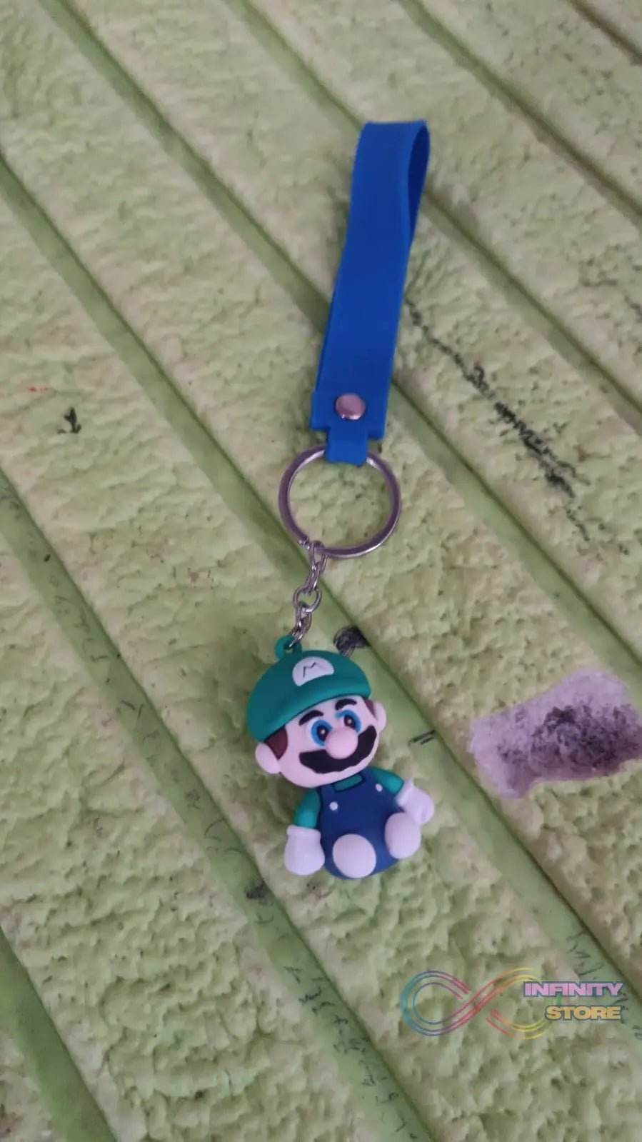 Cute Cartoon Silicone 3D Key Chain with Metal Hook & Strap (Pack of 1) - infinityexculsivestore.com