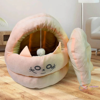 Cute Cat / Dog Sleeping Bed, Pet Supplies | Dog Supplies | Beds (1 Set) - infinityexculsivestore.com