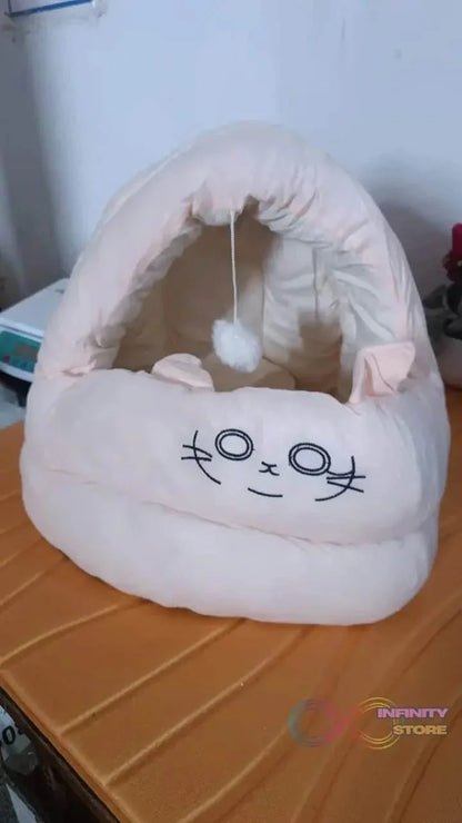Cute Cat / Dog Sleeping Bed, Pet Supplies | Dog Supplies | Beds (1 Set) - infinityexculsivestore.com
