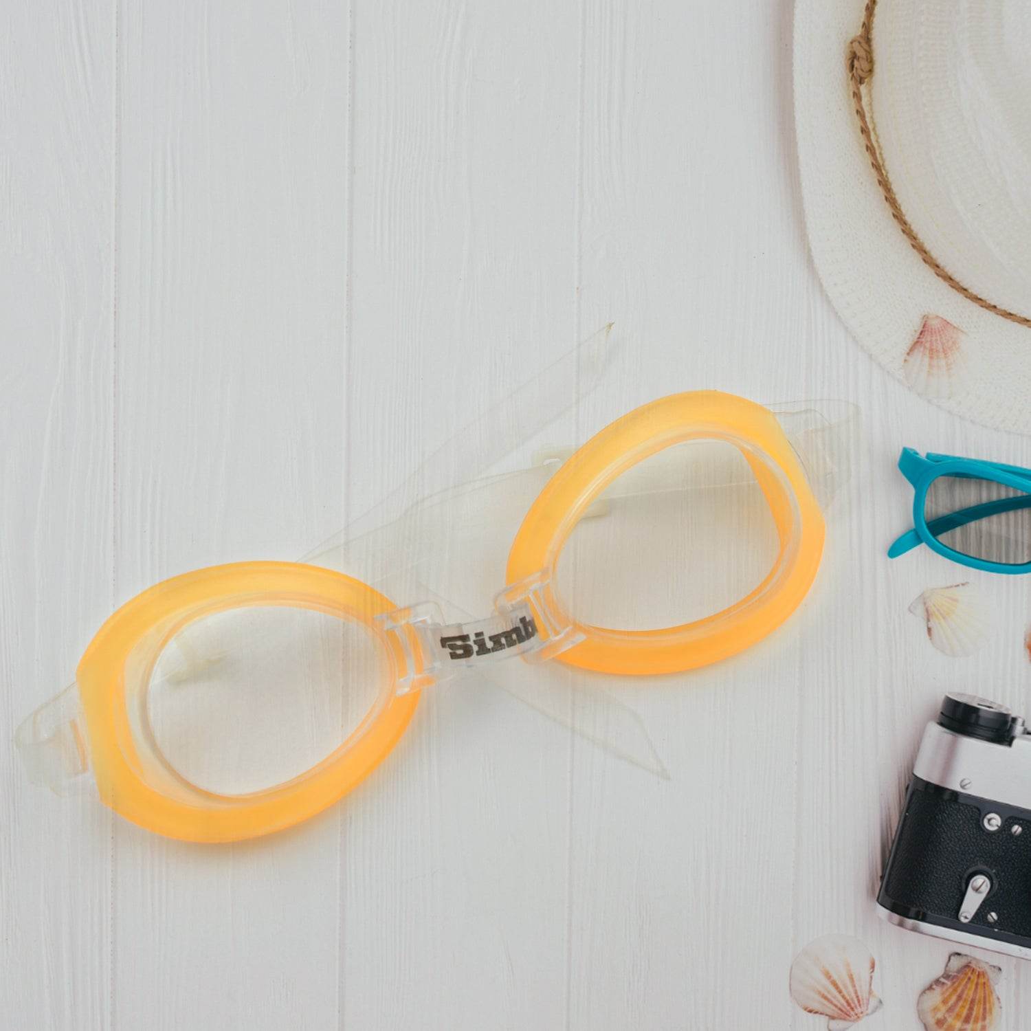 Cute Design Adjustable Swimming Goggles Summer Season Pool Party Swim Sunglasses For Kids Boys, Clear Vision Anti-Fog Waterproof (1 Pc ) - infinityexculsivestore.com