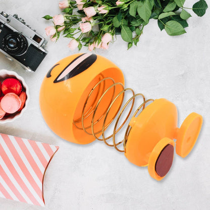 Cute Emoji Bobble-Head Funny Smiley Face Emoticon Figure Spring Dolls Bounce Toys for Car Interior Dashboard Accessories Desktop Decoration / Kids Toys (Pack of 8) - infinityexculsivestore.com