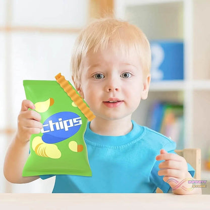 Cute French-Fries-Shaped Bag Clips With in a Magnetic Box (12 Pcs Set) - infinityexculsivestore.com
