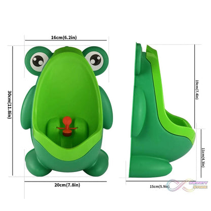 Cute Frog Standing Potty Training Urinal for Boys - Toilet with Funny Aiming Target - infinityexculsivestore.com