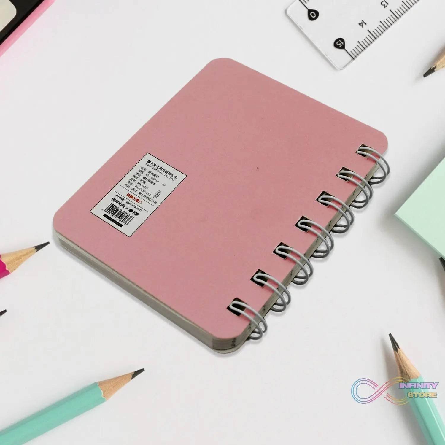 Cute Journal Diary, Notebook for Women Men Memo Notepad Sketchbook 80 Pages Writing Journal for Journaling Notes Study School Work Boys Girls, Stationery (82x105MM / 1 Pc) - infinityexculsivestore.com