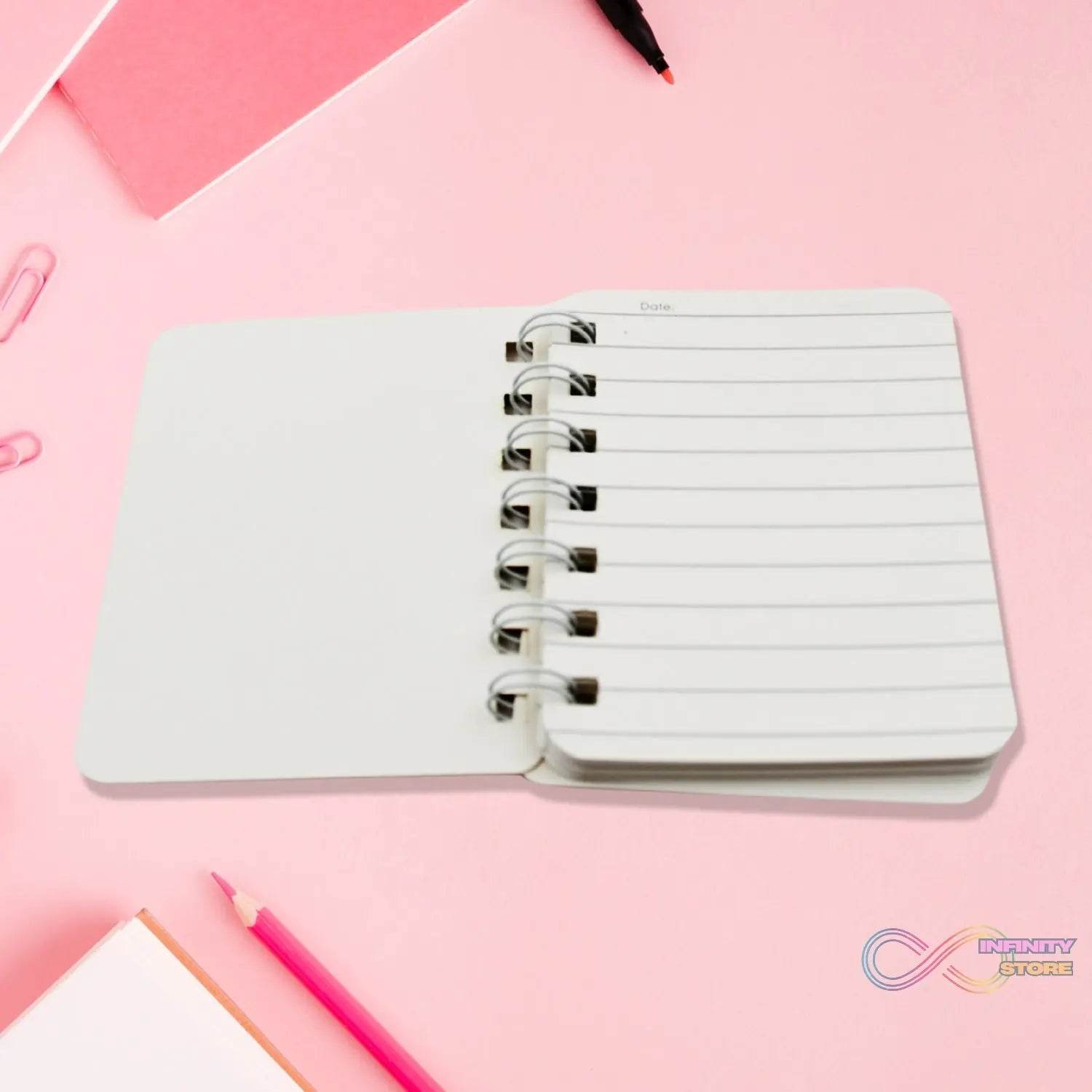 Cute Journal Diary, Notebook for Women Men Memo Notepad Sketchbook 80 Pages Writing Journal for Journaling Notes Study School Work Boys Girls, Stationery (82x105MM / 1 Pc) - infinityexculsivestore.com