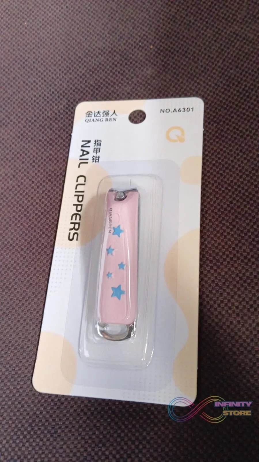 Cute Nail Clipper with Nail Catcher, Nail File - Stainless Steel (1 Pc) - infinityexculsivestore.com