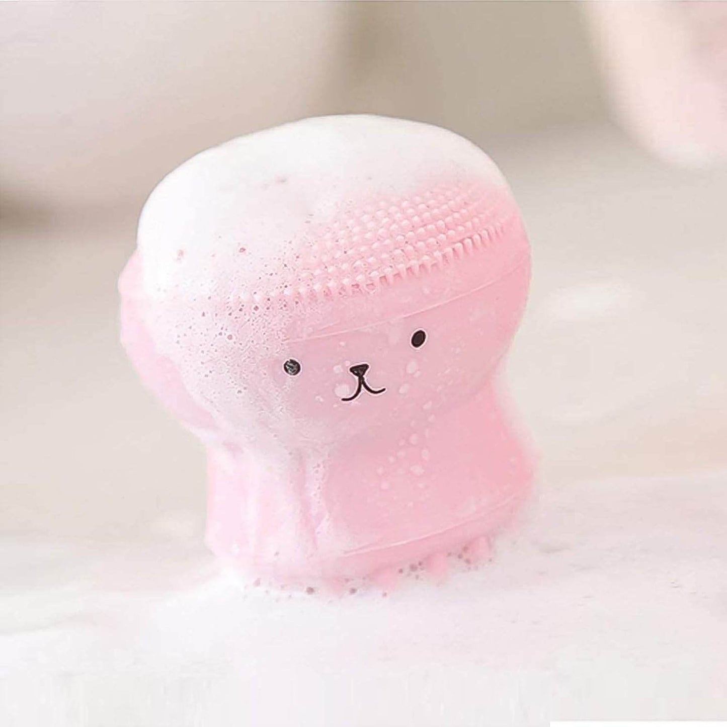 Cute Octopus Shape Silicone Face Scrubber Massager (1 Pc) - infinityexculsivestore.com