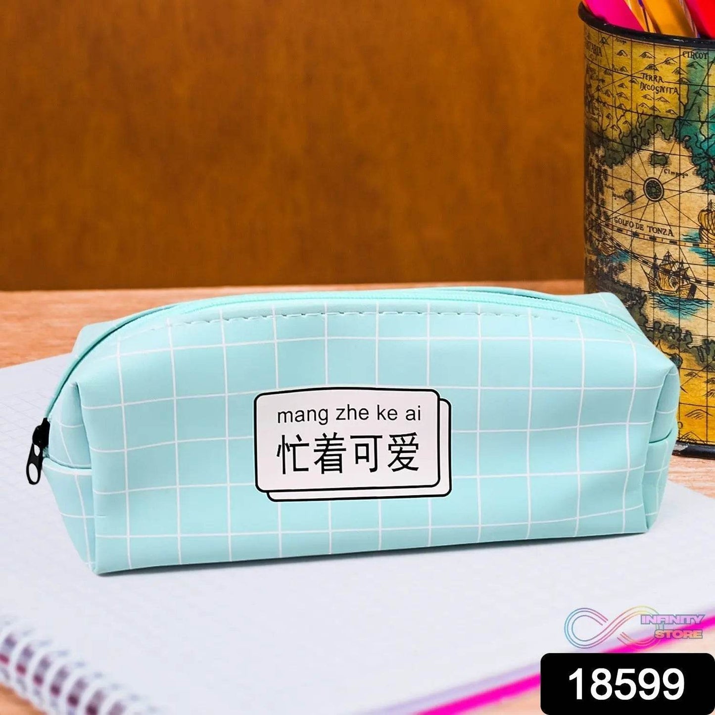 Cute Pencil Pouch Pencil Case Waterproof Stationery Bag (1 Pc) - infinityexculsivestore.com
