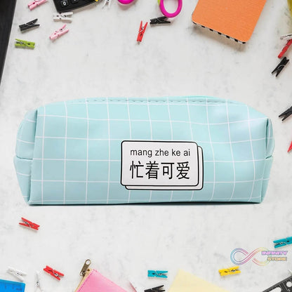 Cute Pencil Pouch Pencil Case Waterproof Stationery Bag (1 Pc) - infinityexculsivestore.com