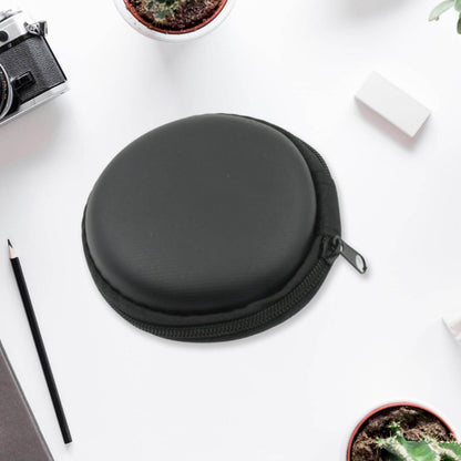 Cute Round Earphone Carrying Case - Multi-Use Pocket Pouch for Headphones, Cables, Coins, Airpods & More - infinityexculsivestore.com